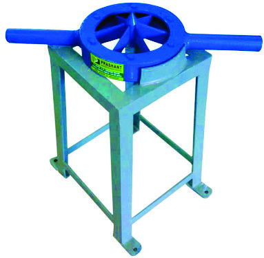 Bamboo Hand Splitter Machine - 8" Outer Diameter, Blue Finish | Manual Operation, Resharpenable Removable Blade, 4 to 16 Division