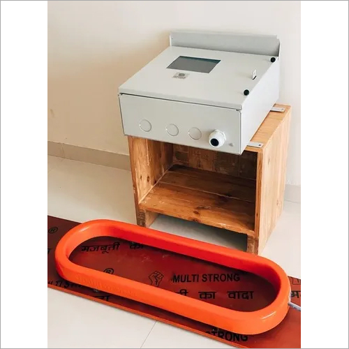 Red Orange Aggregate Crusher Conveyor Metal Detector