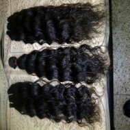 Brazilian Natural Curly Human Hair - Color: As Per Customer Need.