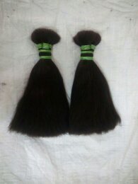 Straight Virgin Human Hair - Color: Natural