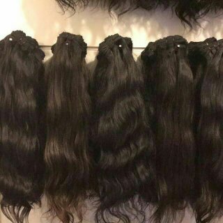Natural Raw Wavy Hair - Color: As Per Customer Need.