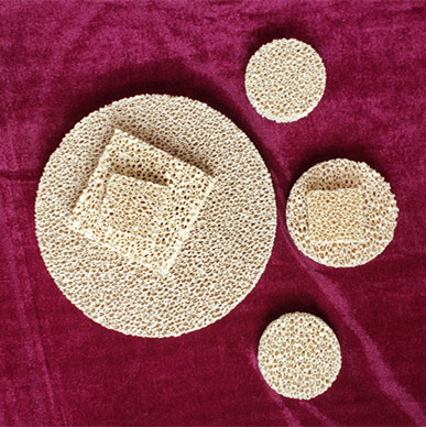 High Porosity Zirconia Foam Foundry Filter Capacity: 2-50kg/s Kg/day