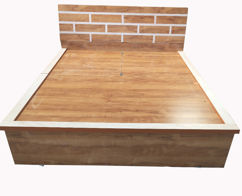 Machine Made Double Wooden Bed