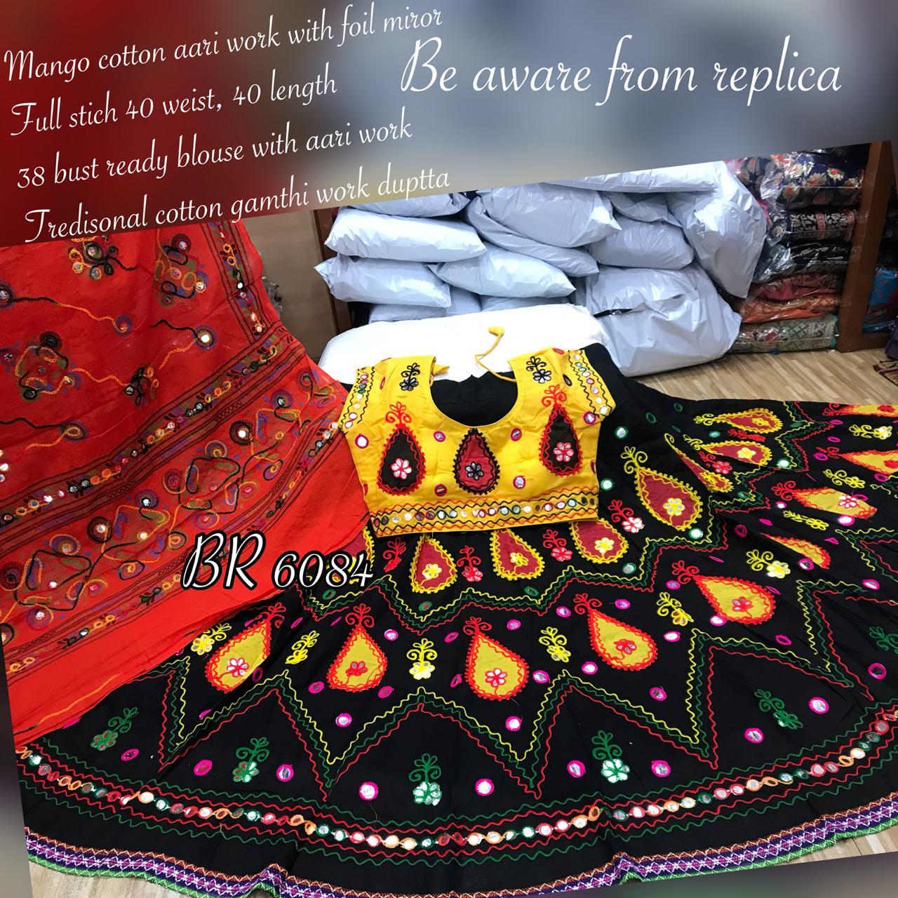 Multi Embroidered Navratri Chaniya Choli, Dandiya Dress