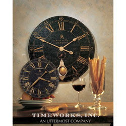 Black Wall Clock