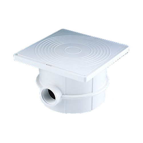 Swimming Pool Deck Junction Box - Poly Carbonate, 6x6 & 5x5 Inches, White & Blue Color | Moisture Resistant, Durable, No Regular Maintenance