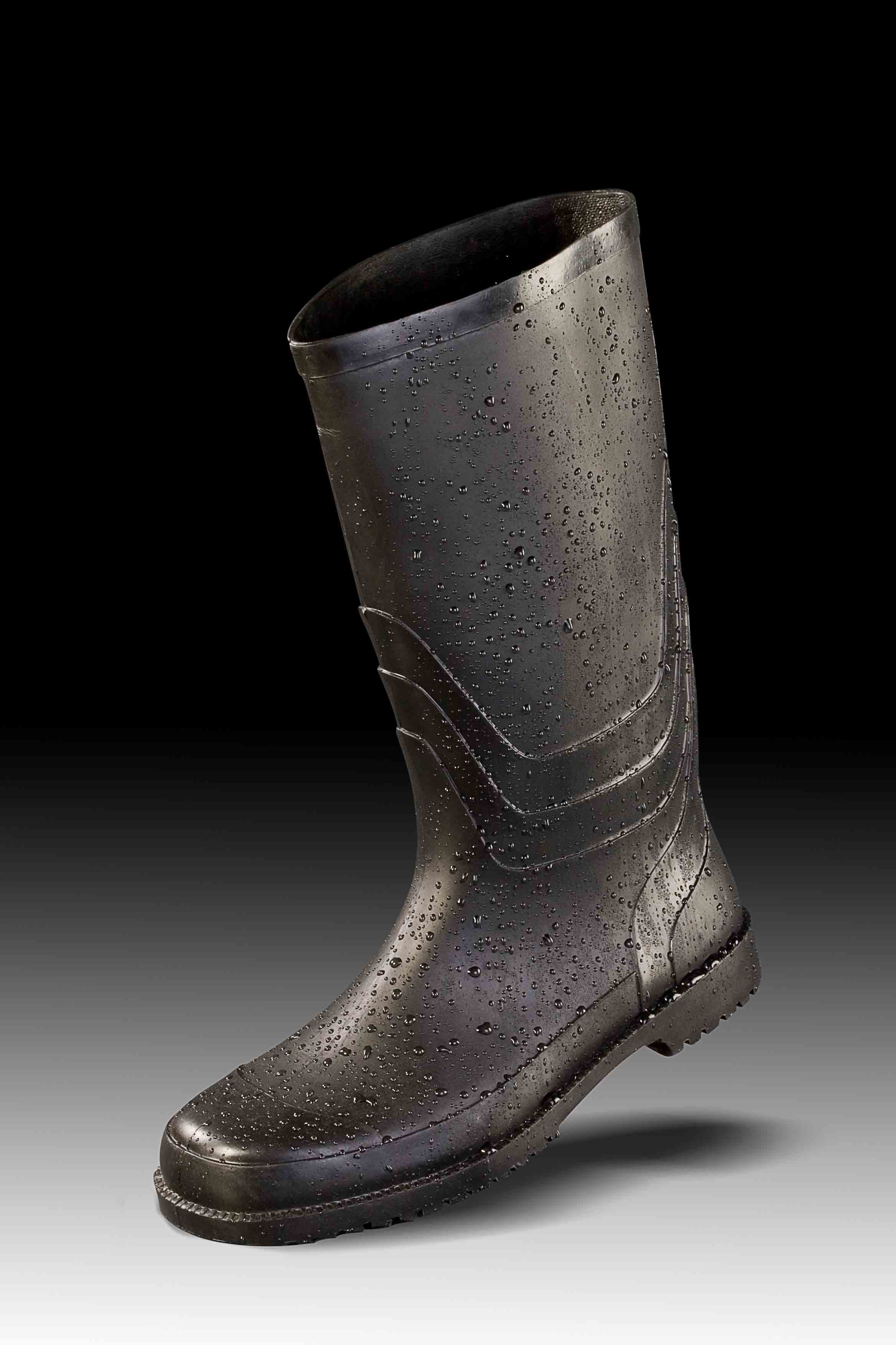 Construction Boots - Color: Black