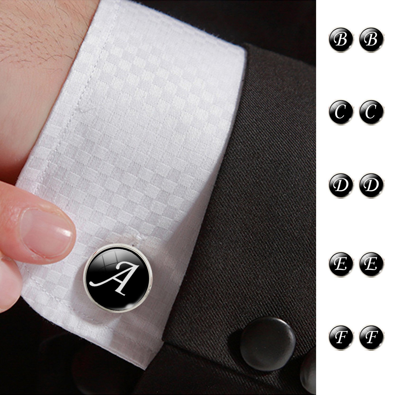 Custom Cufflinks - Brass, Standard Size | Unique Tie Clip Sets, Quirky Design For Parties, Weddings, And Celebrations, Available In Multiple Colors