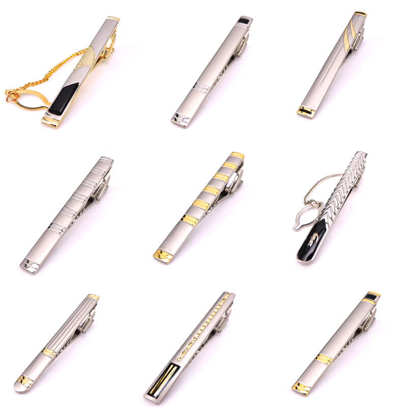 Tie Pins - Brass, 6 Cm Length | Golden, Silver, Copper, And Steel Colors For Offices, Weddings, And Business Events, Packaged For Quality