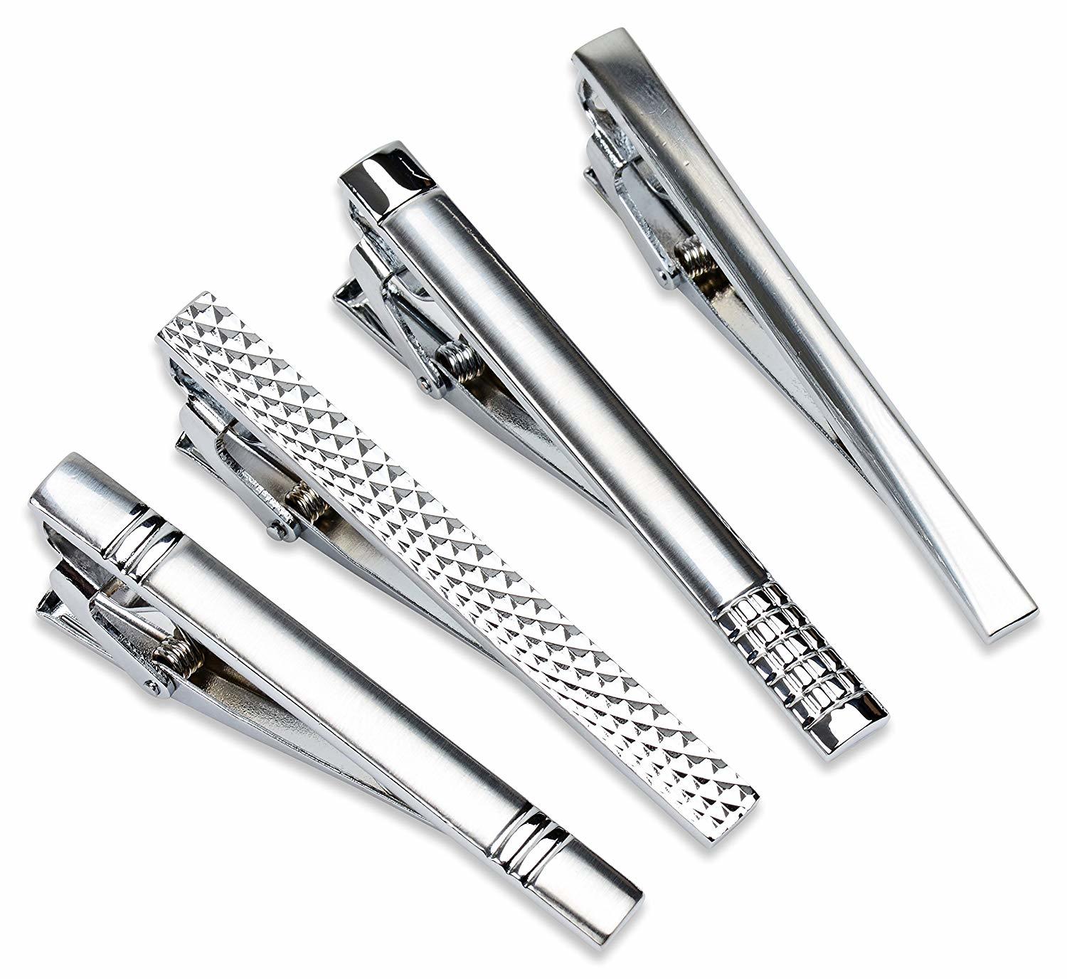 Tie Pins - Brass, 6 Cm Length | Golden, Silver, Copper, And Steel Colors For Offices, Weddings, And Business Events, Packaged For Quality