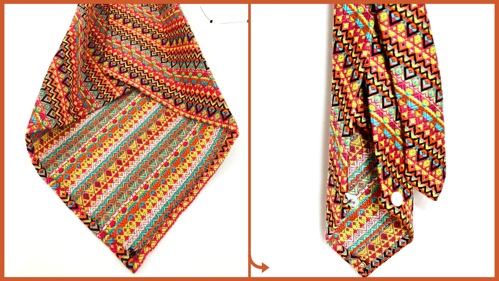 Seven Fold Ties - Polyester, 170-180 Cm Long, Width 5-9 Cm, Multi-color | Ideal For Security Guards, Weddings, Office Parties, Unisex Design