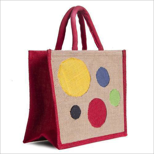 Available In Different Color Wedding Gift Printed Jute Bag