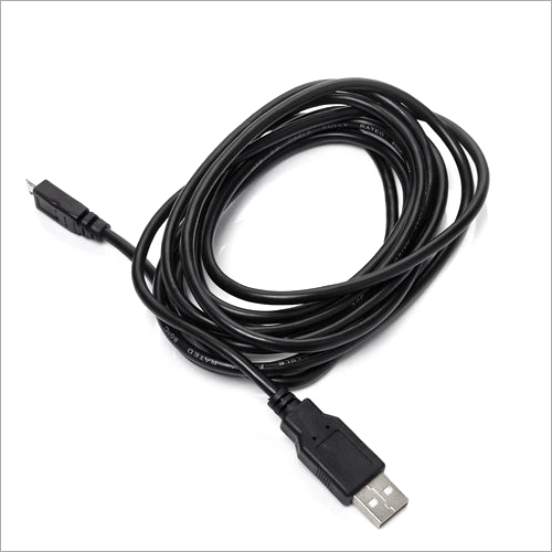0.5 Amp Micro USB Data Cable - Copper Conductor, 1 Meter Length, Black PVC Jacket | Fast Charging, Data Syncing, Easy to Carry