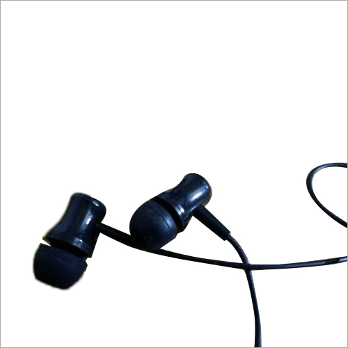 Black Mobile Earphone