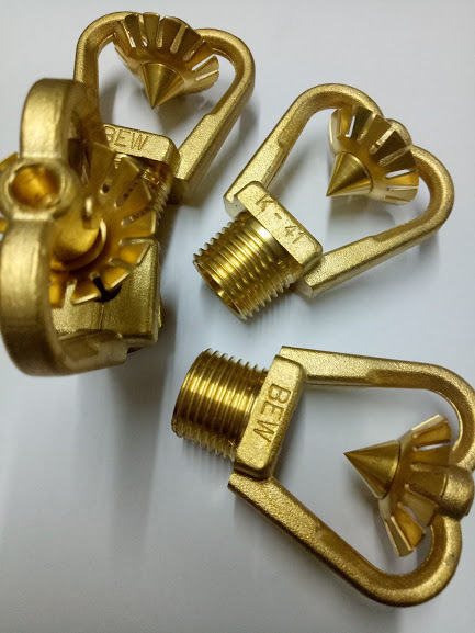 Mv Sprinkler Brass - Brass, 200-500 Grams, Polished Golden Finish | Industrial Fire Fighting Equipment, 7-10 Bar Pressure, 1-year Warranty