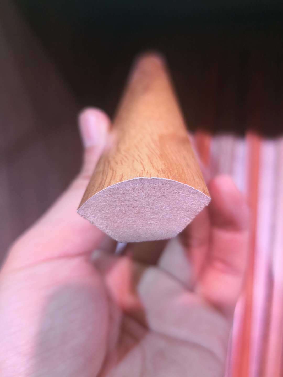 Stable Solid Wood Finger Joint Moulding For Furniture / Decoration / Construction Materials