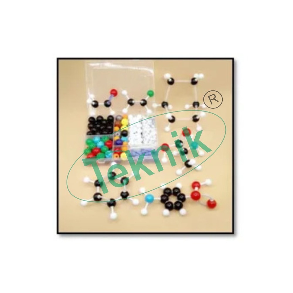 Atomic Boxes - Atomic Model Kit with 401 Hydrogen & 244 Oxygen Atoms, Multi-Hole Variants, Versatile for General Lab Applications