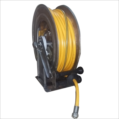 Industrial Ss Hose Reels - Color: Yellow /Blue/ Black