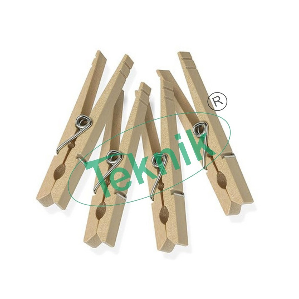 Wooden Clips - Wooden Material, 20 mm Opening, 150 mm Length | Ideal for General Lab Equipment Usage