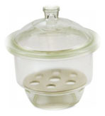 Eco Dessicator - Ordinary Glass, 250 mm Max Diameter with Porcelain Plate | Application: Laboratory Glassware, Usage: Laboratory Glassware