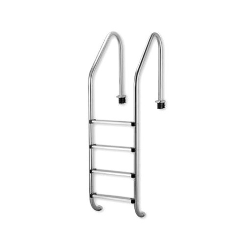Ground Swimming Pool Ladder - Stainless Steel, 2-5 Steps, Silver Color | Corrosion Resistant, Durable, Easy To Install, Customizable