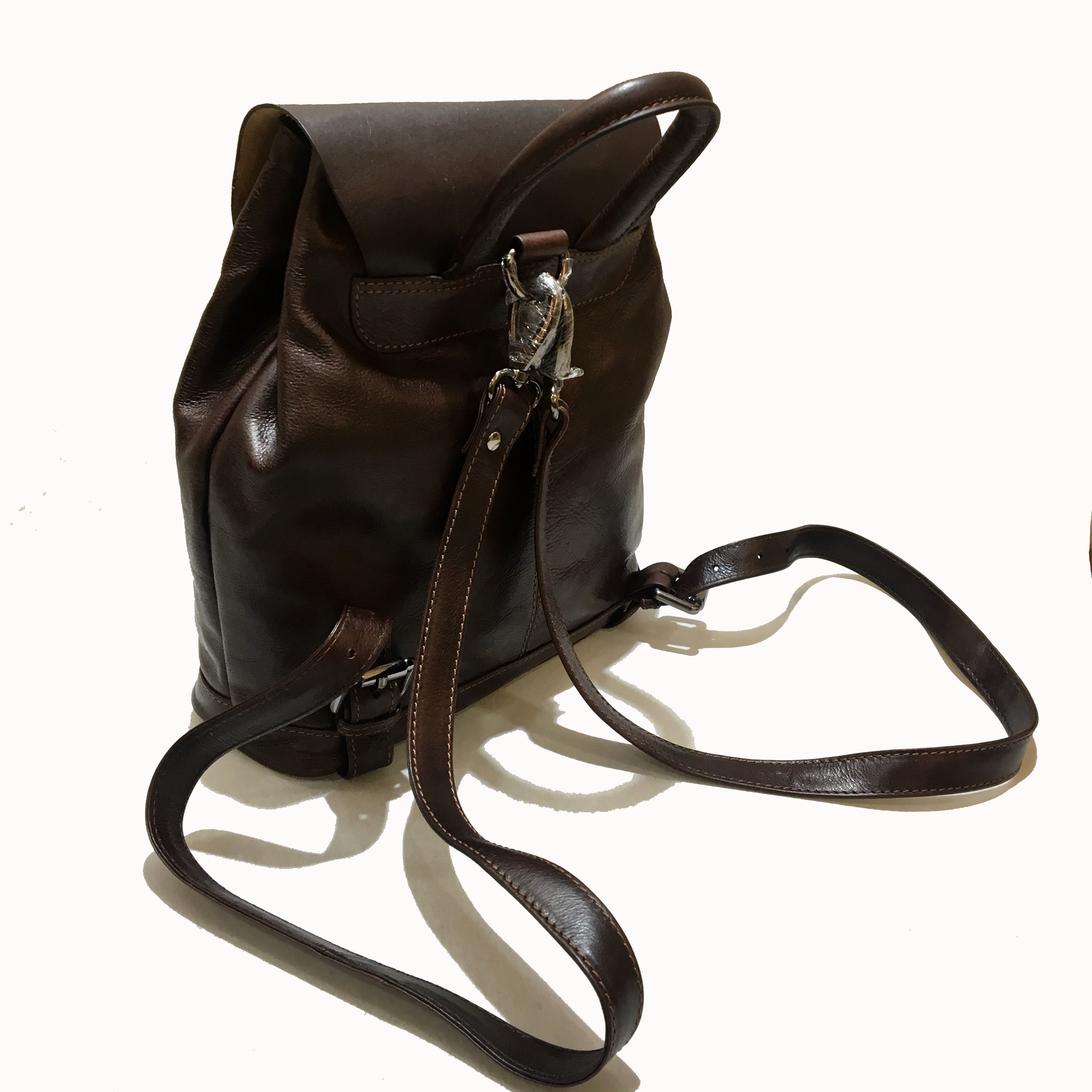 Ladies Small Backpack - Vegetable Tanned Eco-friendly Leather, Size On Request - Stylish And Sustainable Design