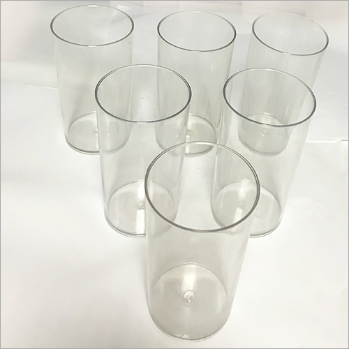 Reusable Plastic Water Glass Length: Standard Inch (In)