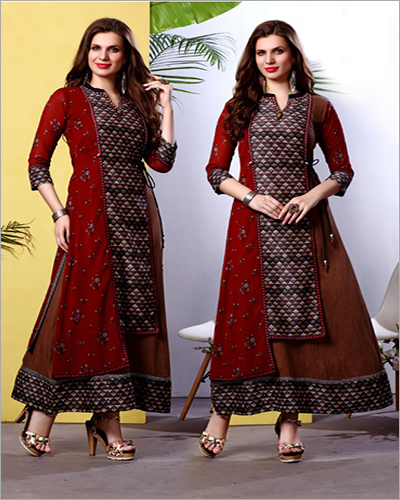 Available In Different Colors Ladies Fancy Kurti