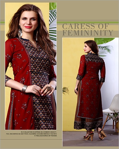 Available In Different Colors Ladies Fancy Kurti