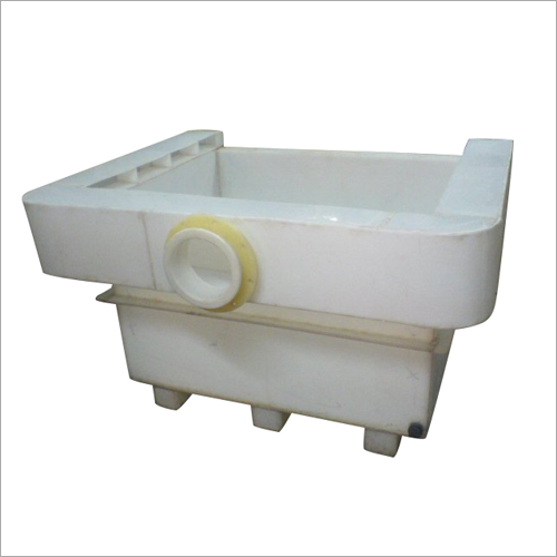 Electroplating Tank - Customizable 100-1000 Liters, White Horizontal Cascade Flow System With Adjustable Leg Support