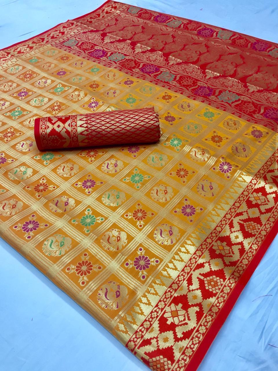 Multi Patola Silk Saree