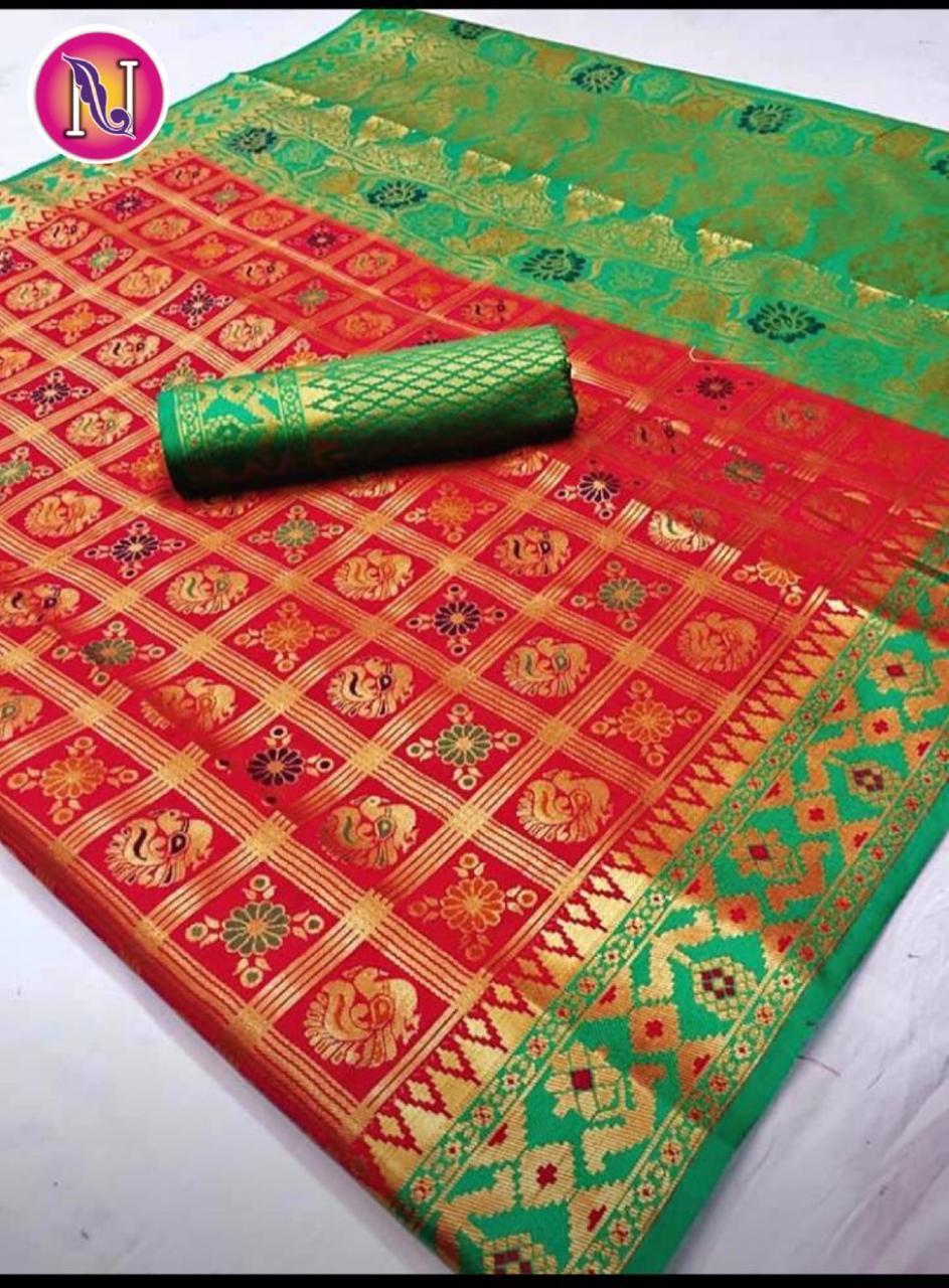 Multi Patola Silk Saree