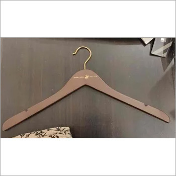 Wooden Clothes Hanger - Handmade Polished Wood, Brown Finish | 12 Piece Set with 3 to 5 kg Capacity