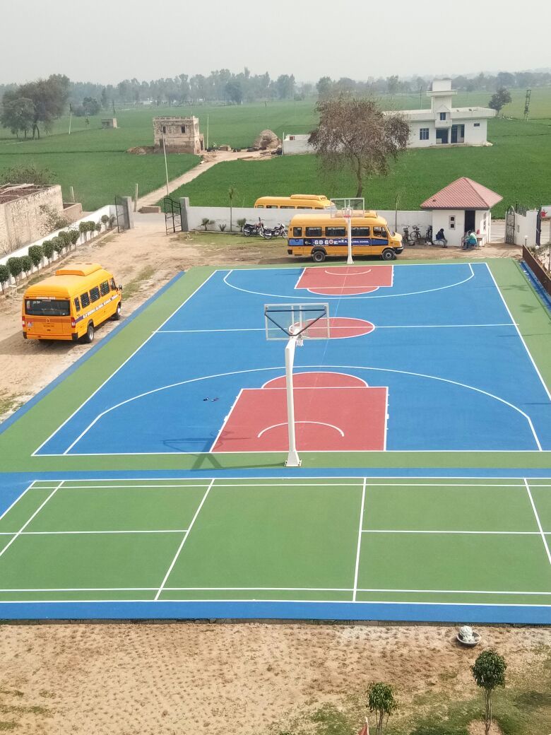 Multicolour Acrylic Surface Coating 5 Layer