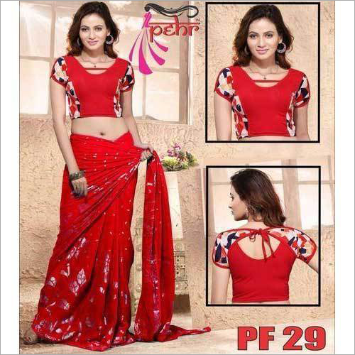 महिलाओं का स्टाइलिश प्रिंटेड ब्लाउज