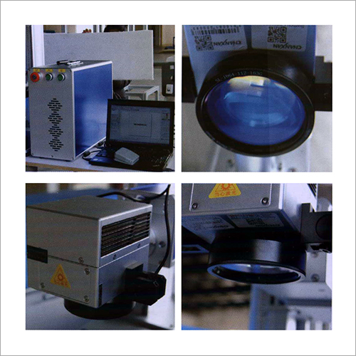 Portable Laser Marking Machine - 100x100 Mm, White | Co2 Laser, Air Cooling, Lightweight At 50 Kg, Precise Cutting
