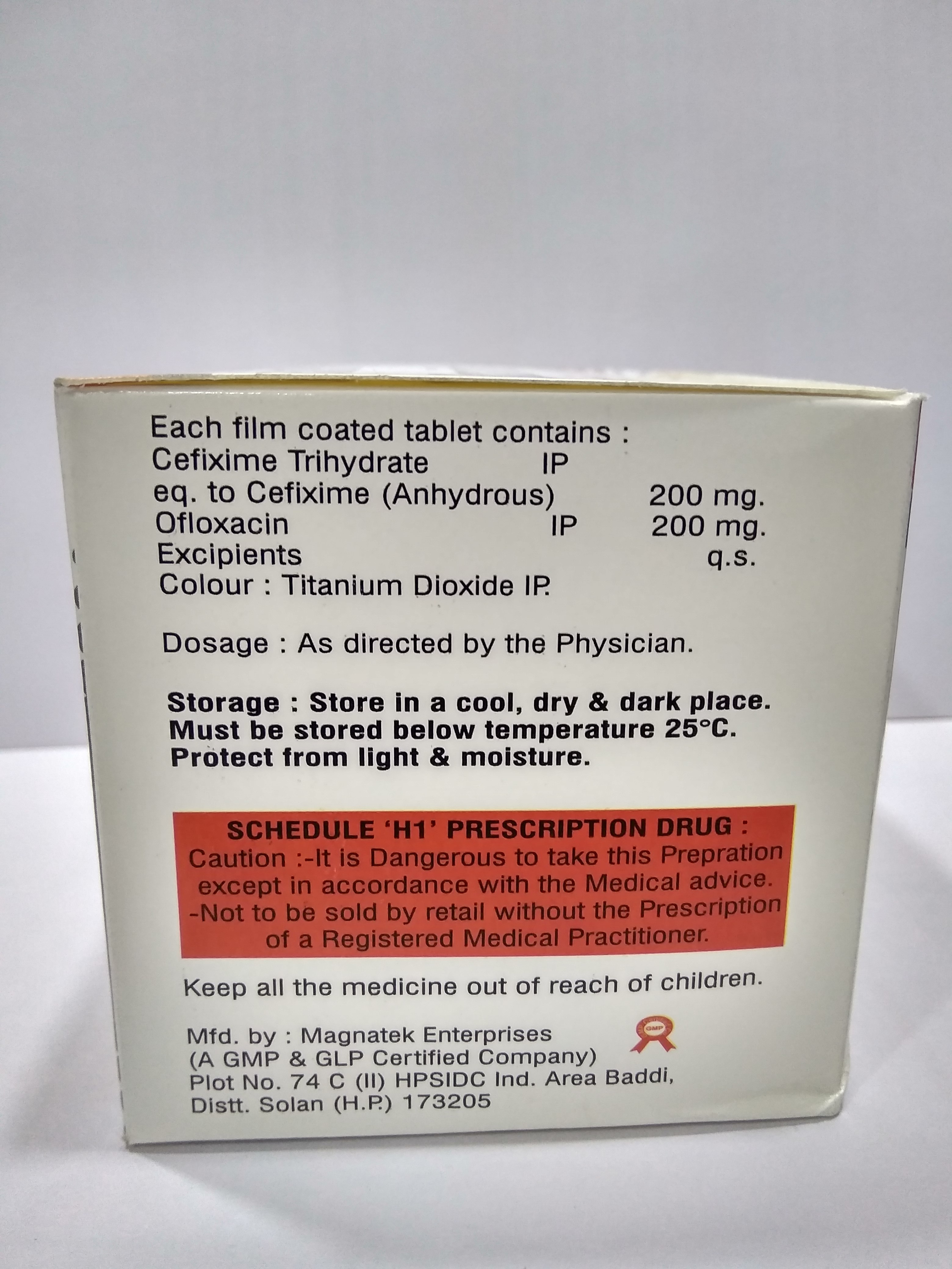 Cefixime Ofloxacin Tablets