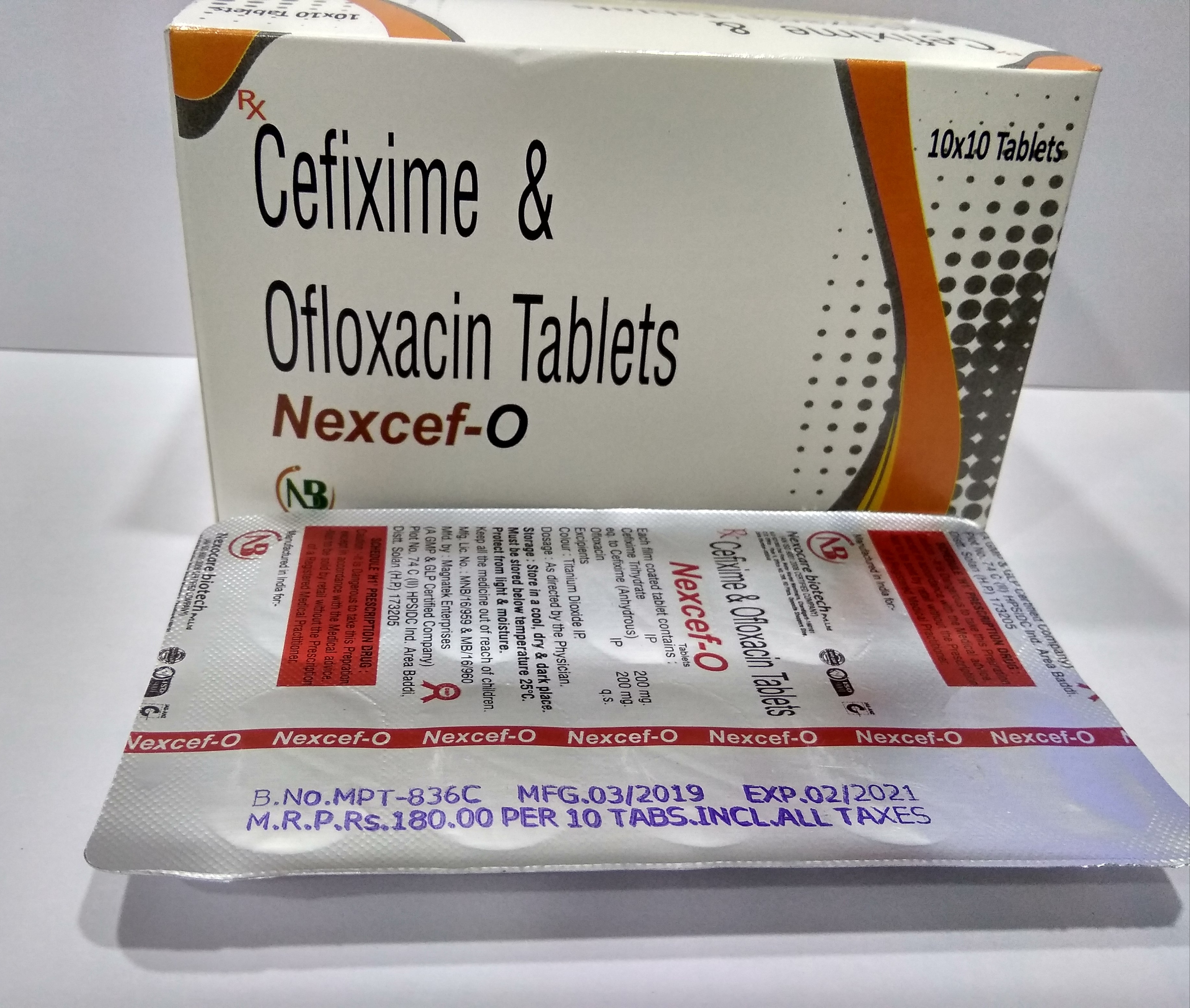 Cefixime Ofloxacin Tablets
