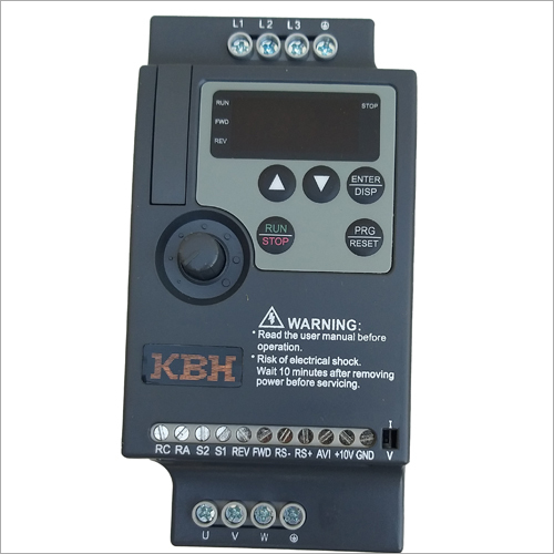 0.75 KW Three Phase AC Drive - 220-440 Volt, IP55 Protection, Grey Color | Optimal Stability, Advanced Vector Control, Automatic Slip and Tuning Features