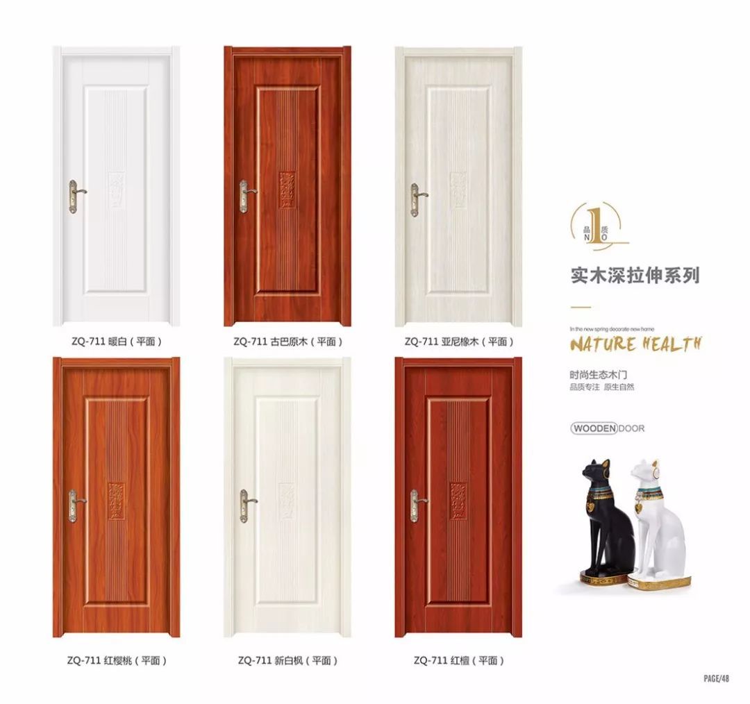Moulded Door - 2050*840*37 Mm, White Primer Mdf, Eco-friendly, Waterproof, Fire Retardant, Fashionable And Attractive Design, Left Lock Handle Position