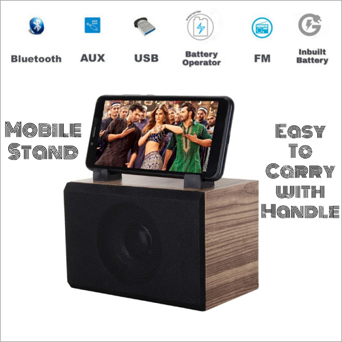 Bluetooth Speaker - Compact Design, 220-240 Volt Power, Bluetooth Support, 6-month Warranty, Wireless Convenience, Mobile Stand Included
