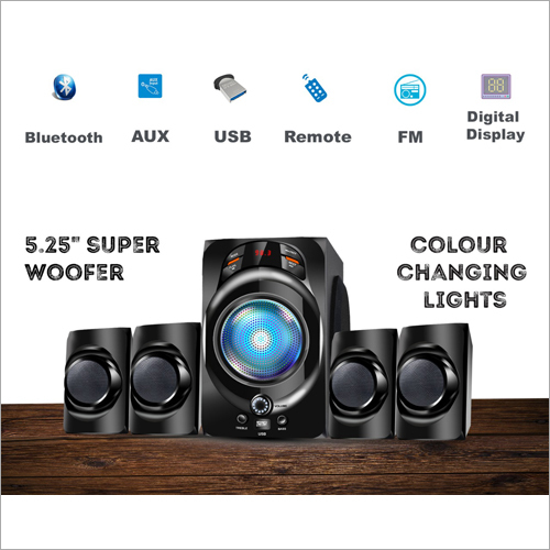 Plastic 4.1 Channel Bluetooth Home Theater System