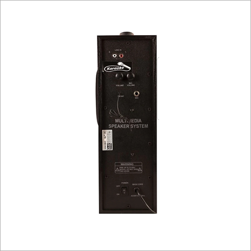 Black 40 W Boom Box Bluetooth Tower Speaker