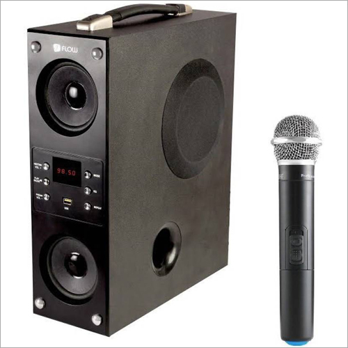 Black 40 W Boom Box Bluetooth Tower Speaker