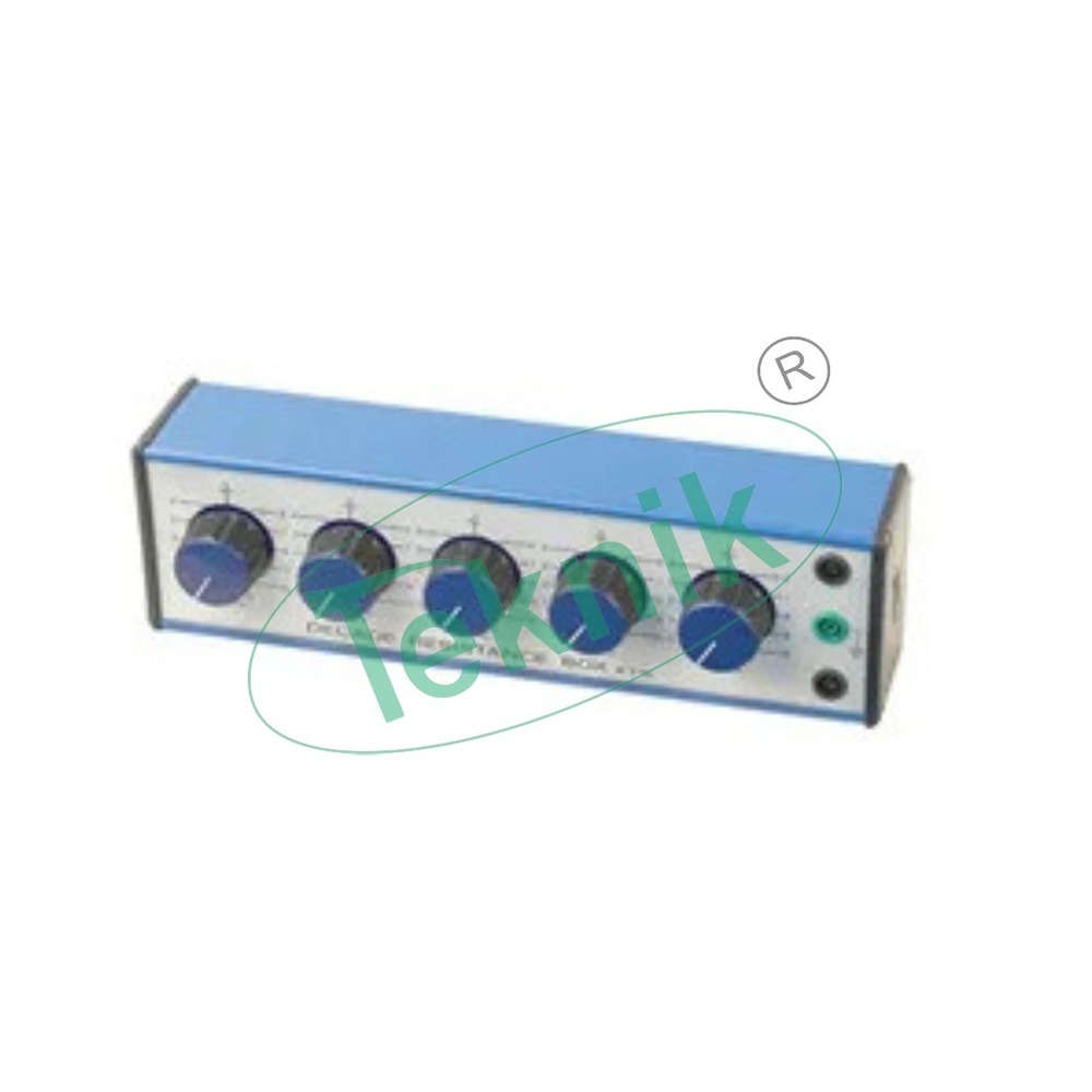 Boxes With Resistance Decades - 5 Decades, 111,111 f, 1kg | General Lab Equipment, Ideal for Laboratory Applications