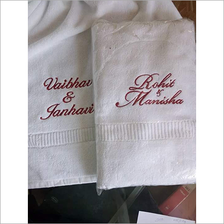 Cotton Personalized Towels Age Group: Adults