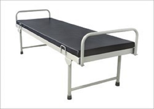 Attendant Bed - Powder Coated Frame, Perforated Sheet Platform | 1800lx600wx450h Mm Dimensions