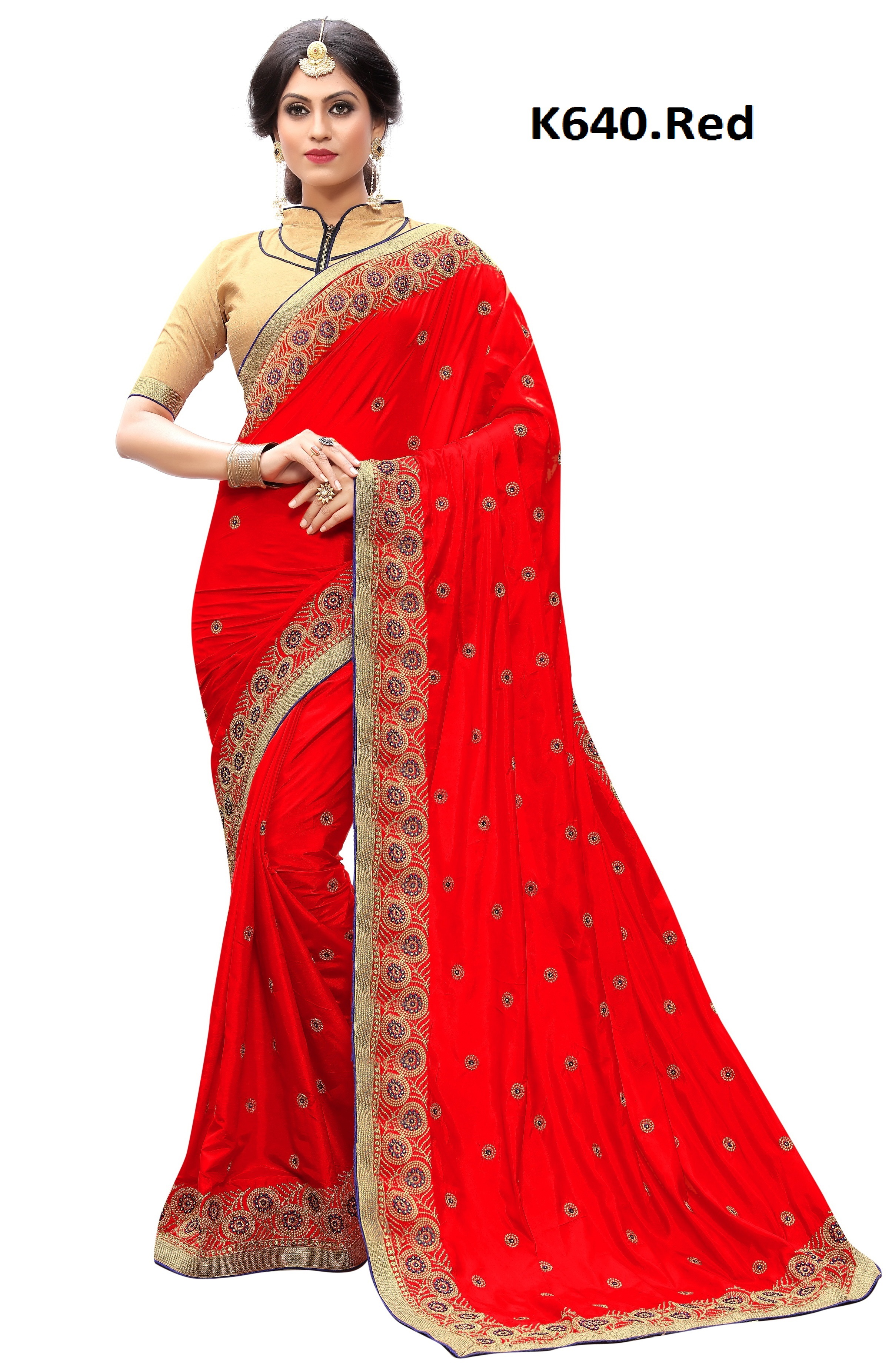 Black Festival Wear Embroidered Silk Saree Collection