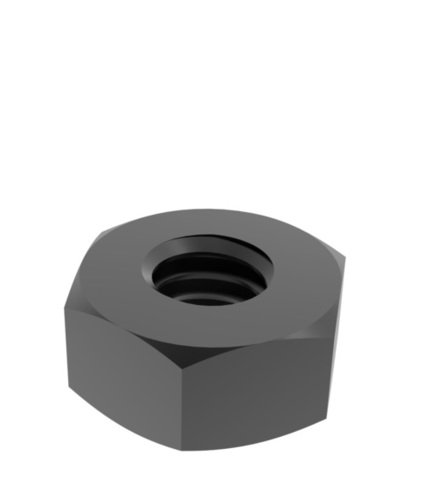 High Tensile Grade 10.9 Nut - Alloy Steel, 20mm Diameter, Black Color, Galvanized Surface Treatment | Weight: 5-15g, Size Range: 20-100mm