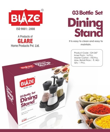 प्लास्टिक 2 इन1 सेट डाइनिंग स्टैंड